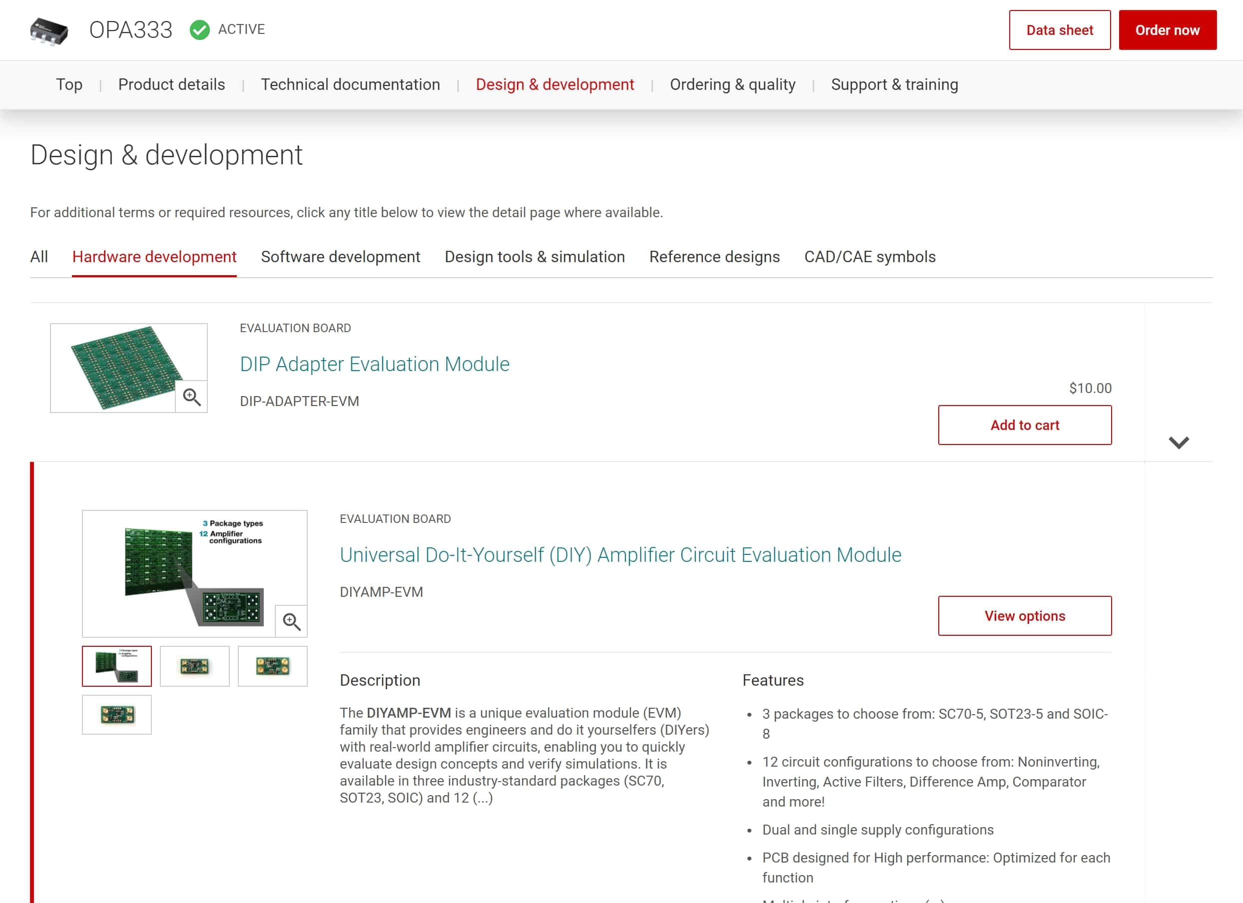 Server Rendered Product Page desktop screenshot